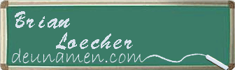 Brian Loecher Visitenkarte